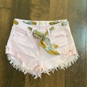 Altar’d State womens distressed cutoffs size 26, button fly